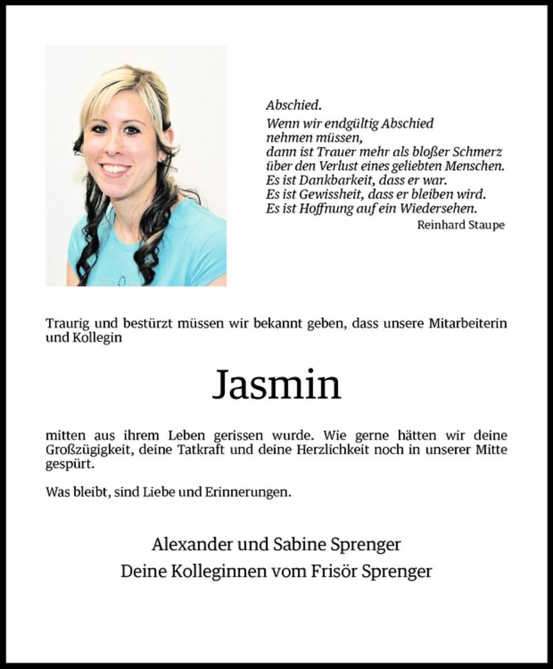 Todesanzeigen Von Jasmin Welte Todesanzeigen Vorarlberger Nachrichten