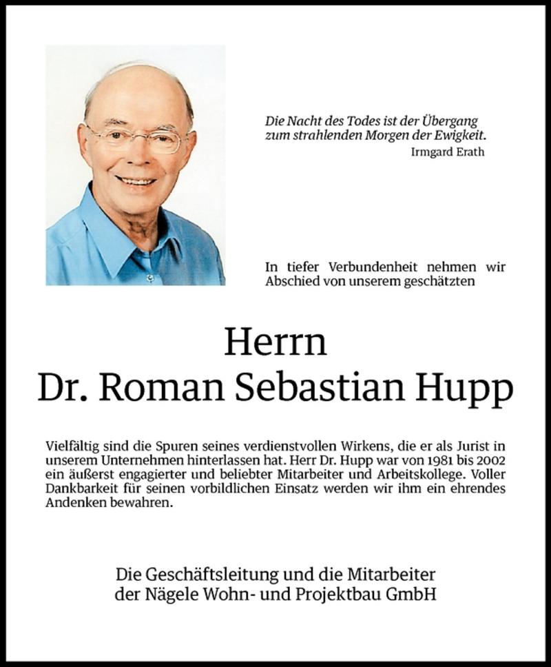 Todesanzeigen Von Roman Sebastian Hupp Todesanzeigen Vorarlberger