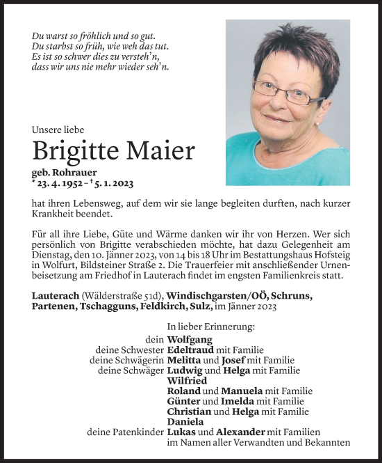 Gedenkkerzen Von Brigitte Maier Todesanzeigen Vorarlberger Nachrichten