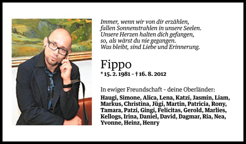  Todesanzeige für Philipp Abentung vom 21.08.2012 aus Vorarlberger Nachrichten