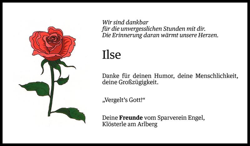  Todesanzeige für Ilse Pfeifer vom 06.02.2013 aus Vorarlberger Nachrichten