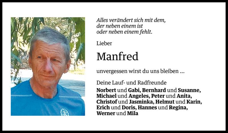  Todesanzeige für Manfred Ludescher vom 21.05.2015 aus Vorarlberger Nachrichten