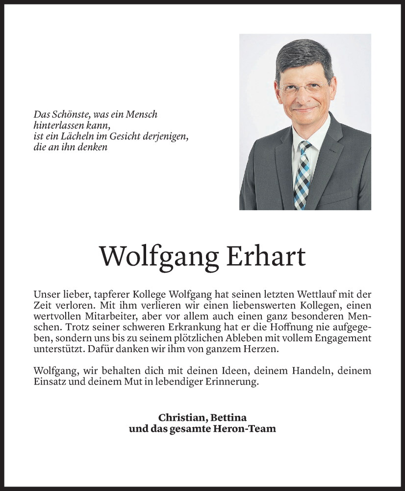 Todesanzeige für Wolfgang Erhart vom 05.07.1900 aus Vorarlberger Nachrichten